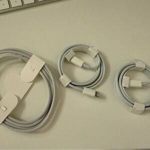 Apple USBC to Lightening Cables